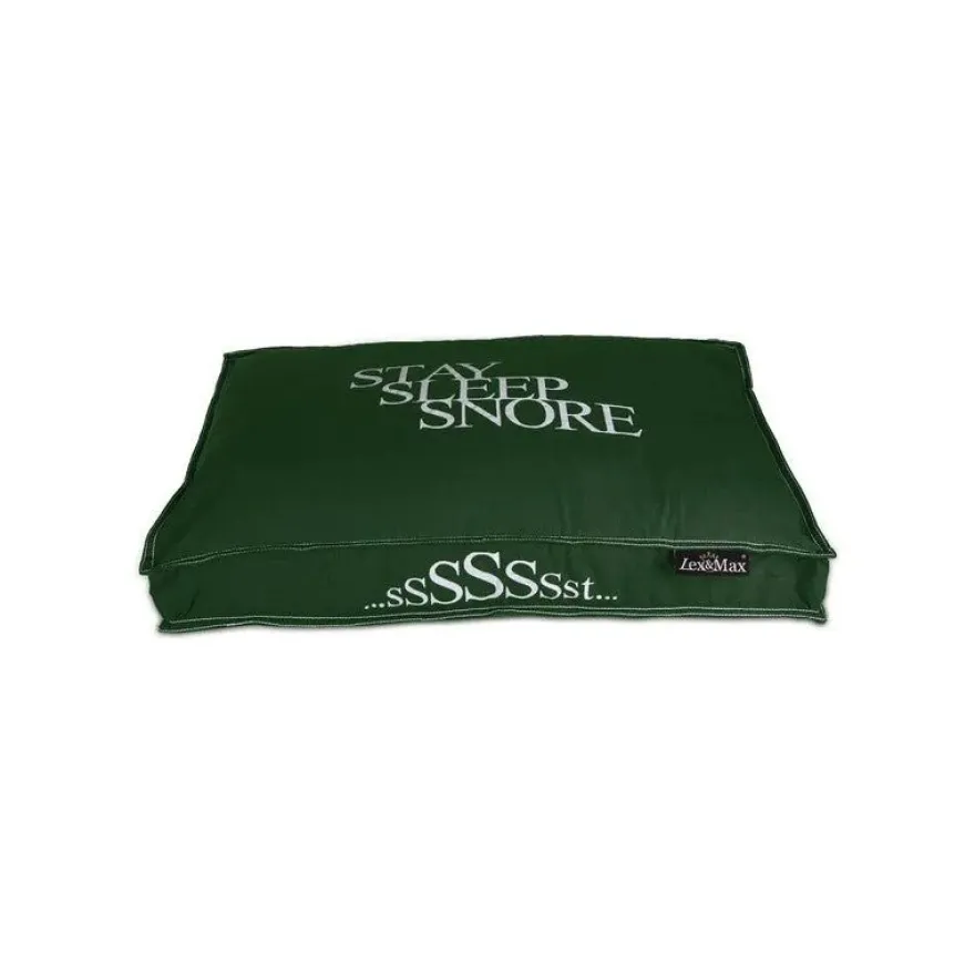 Lex&Max Funda Boxbed Sleep-Stay-Snore Verde 120x80 cm