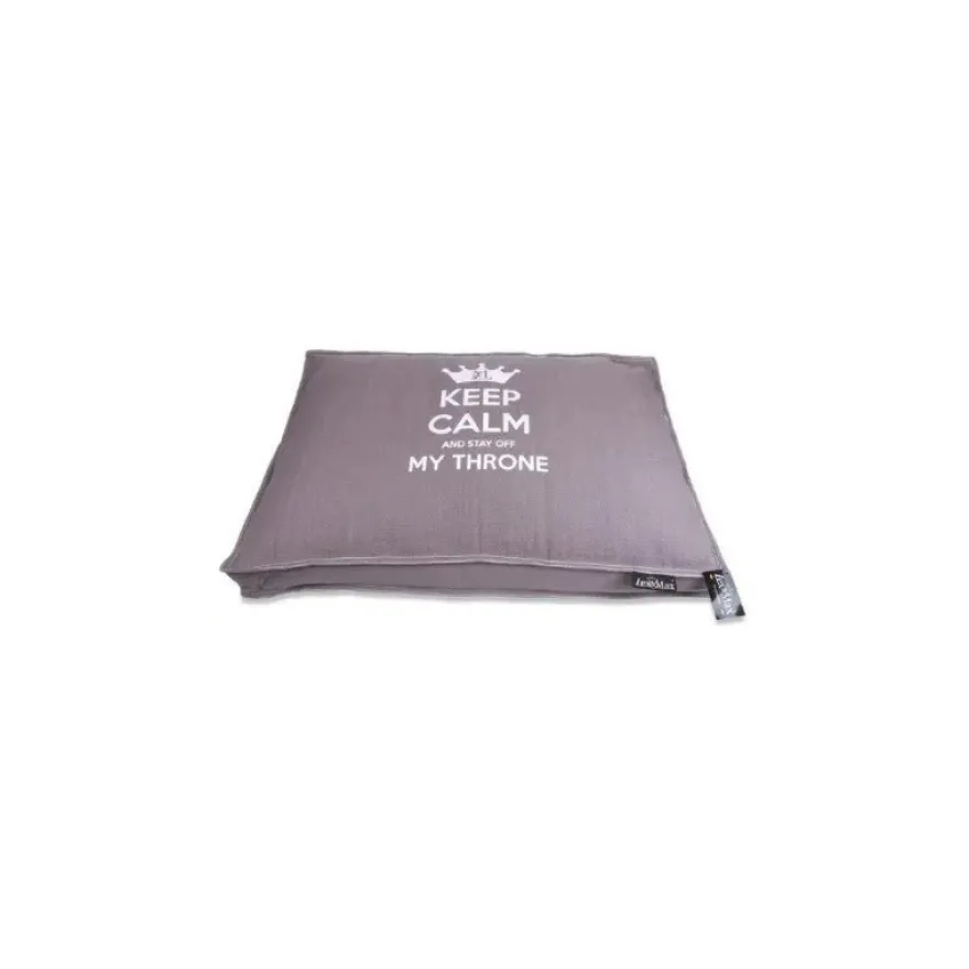 Lex&Max Keep Calm Cubre Cama Taupe 90x65 cm