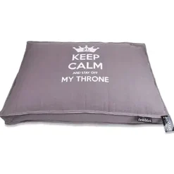 Lex&Max Keep Calm Cubre Cama Taupe 90x65 cm