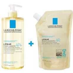 LIPIKAR Aceite Limpiador AP+ (750ml) + Eco Recarga 400ml
