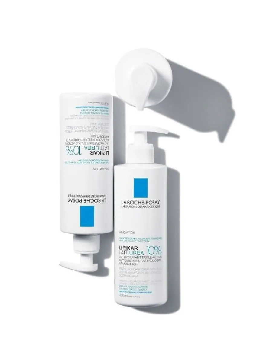 LIPIKAR Lait Urea 10% Leche Corporal 400ml - LA ROCHE POSAY