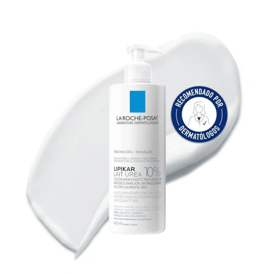 LIPIKAR Lait Urea 10% Leche Corporal 400ml - LA ROCHE POSAY