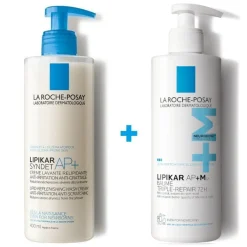 LIPIKAR Syndet AP+ Gel Crema 400ml + Baume AP+Max Bálsamo Emoliente 400ml