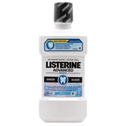 LISTERINE Advanced White Enjuague Bucal Sabor Suave 500ml