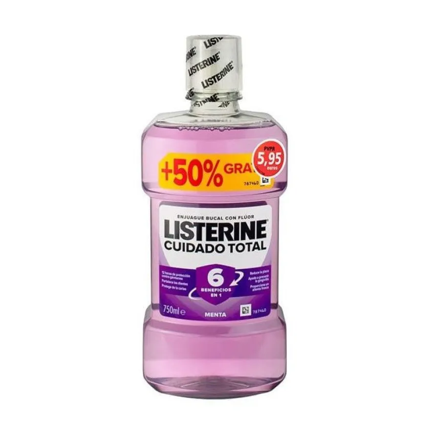 LISTERINE Cuidado Total 500 ml + 250 ml GRATIS