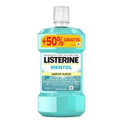 LISTERINE Mentol Sabor Suave 500 ml + 250 ml GRATIS