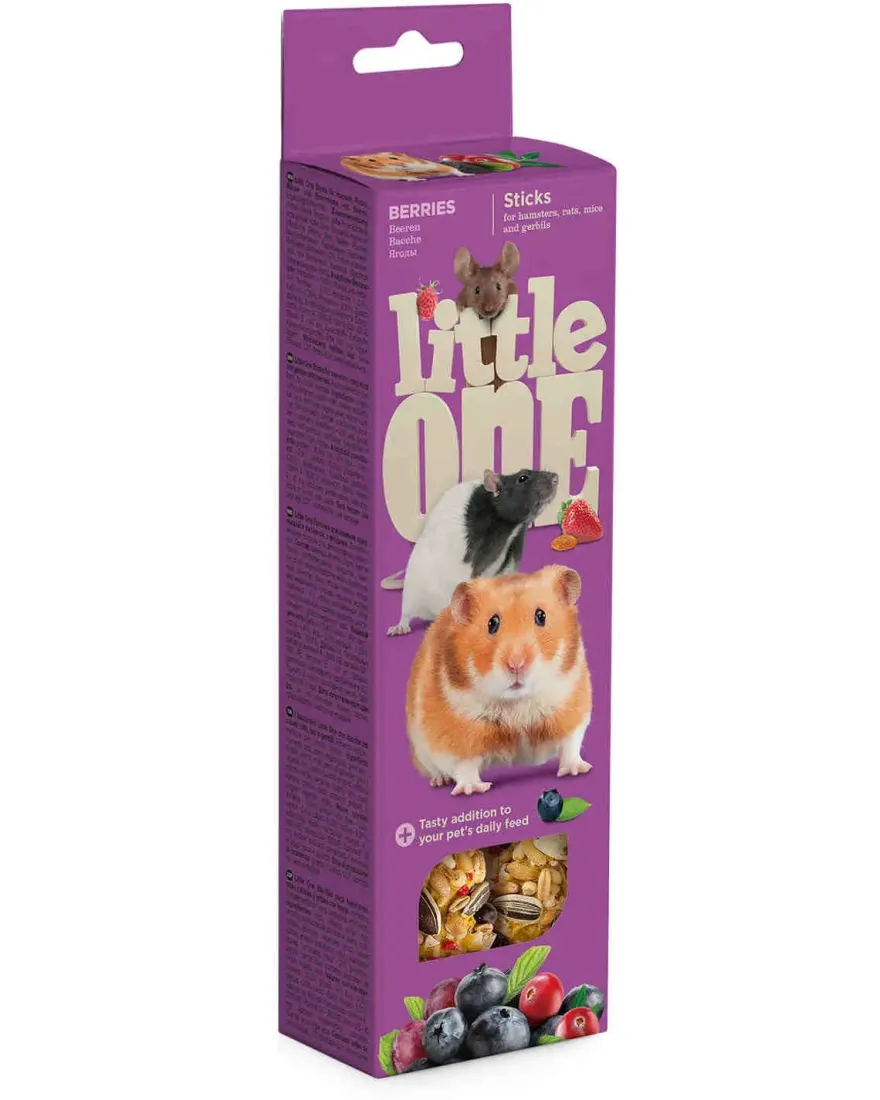 Little One Sticks con Bayas Snack para Roedores 8 ud