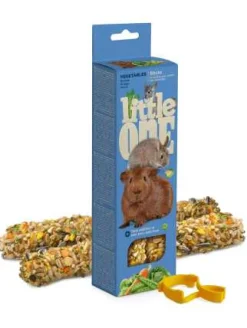 Little One Sticks Vegetales Conejo Chinchilla 8x120g