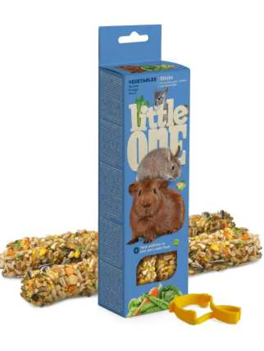 Little One Sticks Vegetales Conejo Chinchilla 8x120g