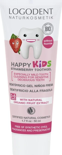 Logona Dentífrico Niños Fresa Sin Flúor 50 ml