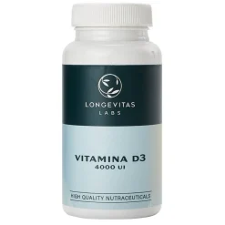 Longevitas Vitamina D3 100 Cápsulas