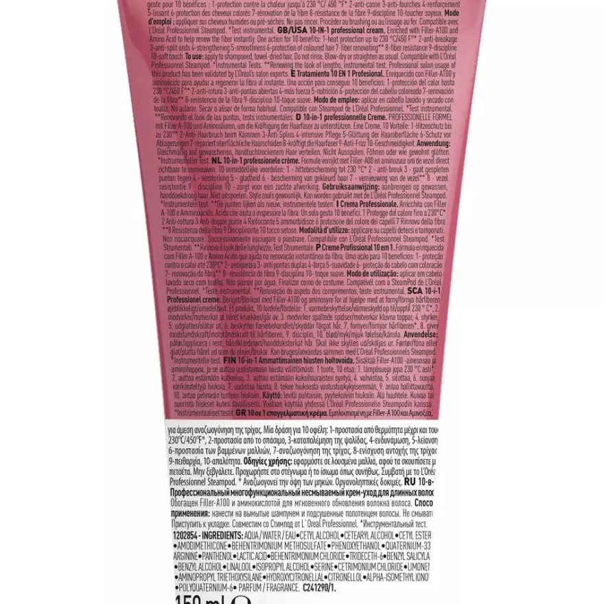 L'Oréal Professionnel Paris Pro Longer Crema 10 en 1 Cabello Largo 150 ml