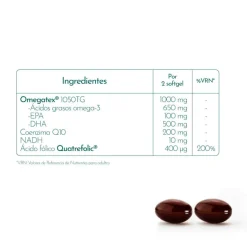 Luxmetique Focusomega Formula 60 Cápsulas Concentración