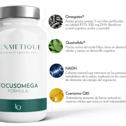 Luxmetique Focusomega Formula 60 Cápsulas Concentración