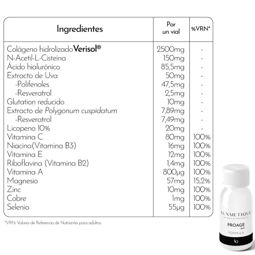 Luxmetique Proage Day Formula 15 viales