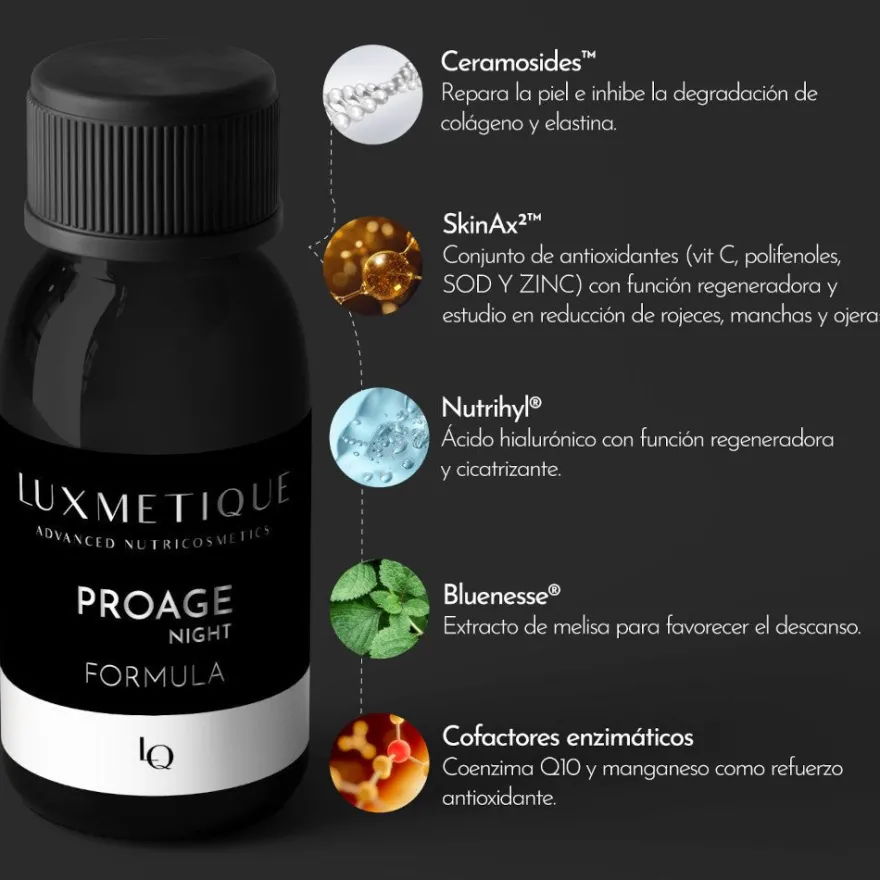 Luxmetique Proage Night Fórmula 30ml x 15 viales