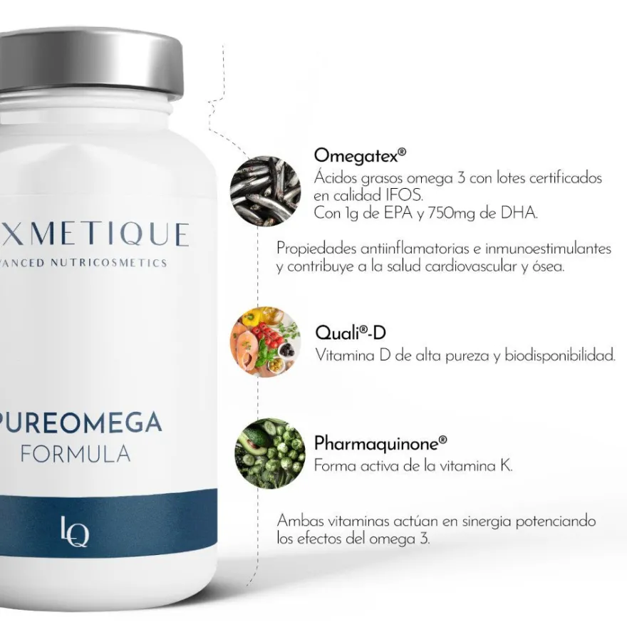 Luxmetique Pureomega Formula 60 Cápsulas Omega 3