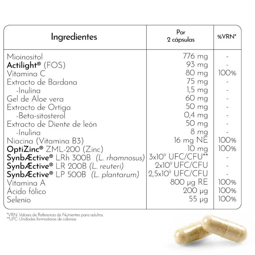 Luxmetique Skin Barrier Formula 60 Cápsulas Barrera Cutánea