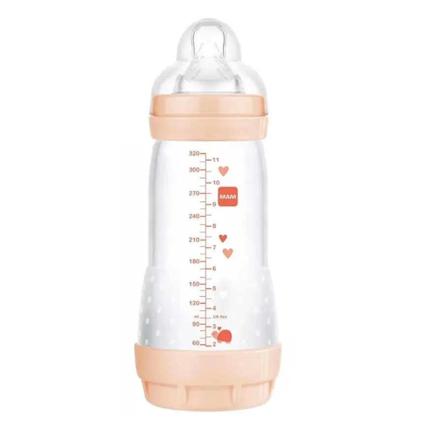 MAM Biberón Easy Start Anti Cólico 320ml - Rosa
