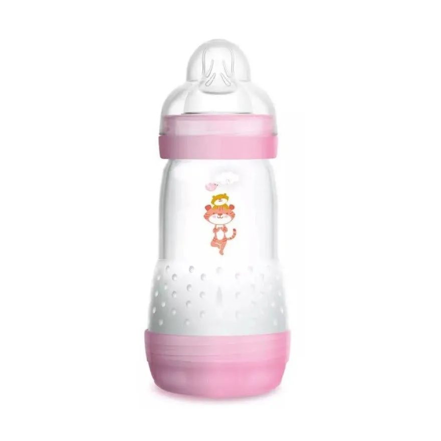 MAM Biberón Easy Start Anti Cólico 260ml - Rosa