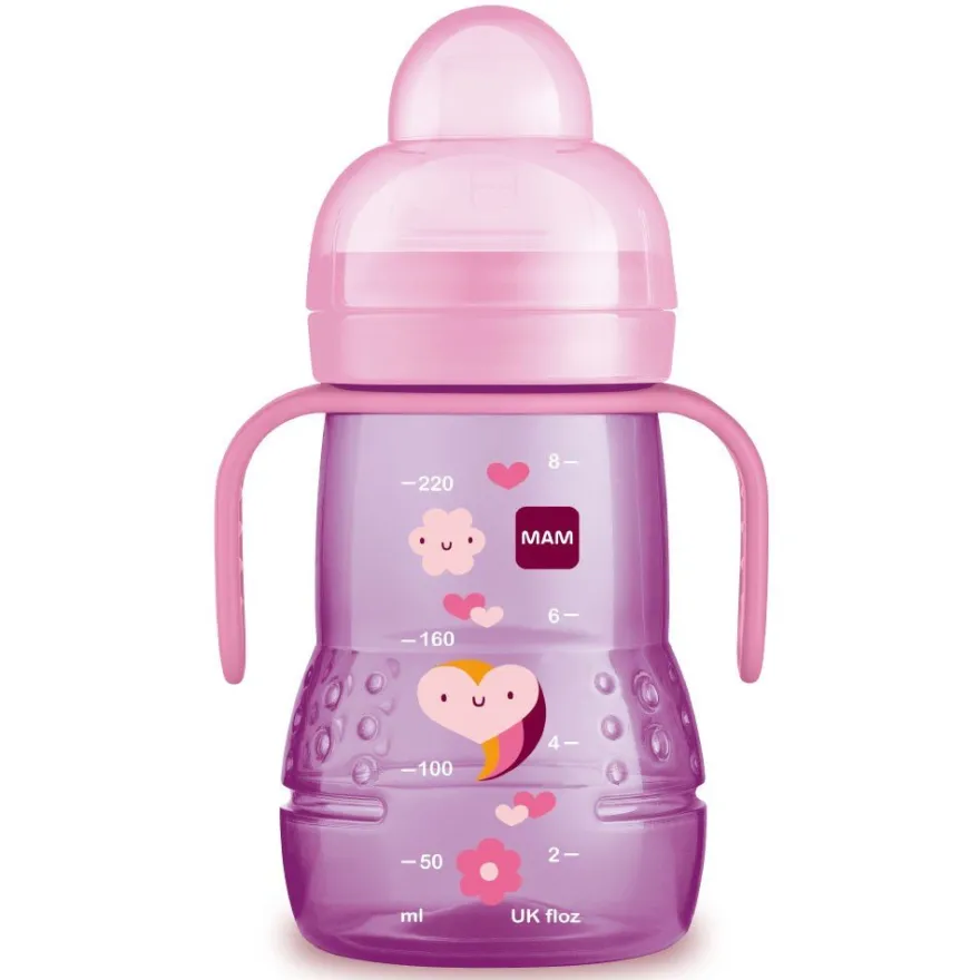 MAM Biberón Vaso de Aprendizaje Trainer 220ml Rosa
