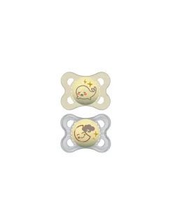 MAM Chupete Original Night Silicona +0M 2 Unidades