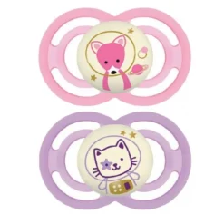 MAM Chupete Perfect Night Silicona + 16 meses Rosa