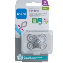 MAM Chupete Perfect Silicona +0M Neutro