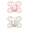MAM Chupete Start Silicona 0-2M 2 Unidades Rosa