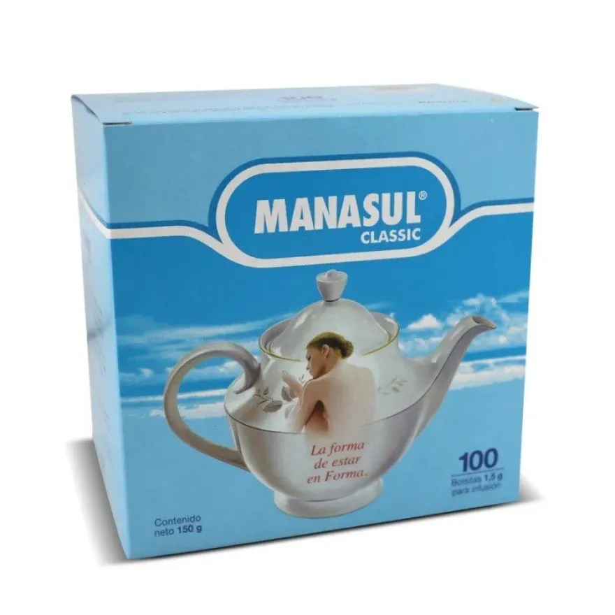 MANASUL Classic Infusión Tránsito Intestinal 100 bolsitas