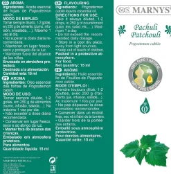 Marnys Pachuli Aceite Esencial 15ml