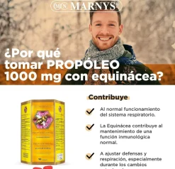 Marnys Propóleo 1000 Mg con Equinácea 1000 mg 90 Cápsulas
