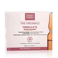 MARTIDERM Ampollas Fórmula Nº10 SPF 30 con Color x10 Ampollas