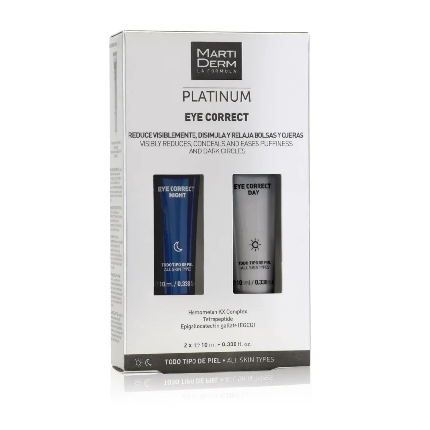 Martiderm Platinum Eye Correct Día 10ml + Noche 10ml
