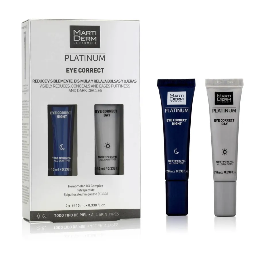 Martiderm Platinum Eye Correct Día 10ml + Noche 10ml