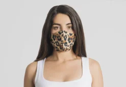 Mascarilla Lavable R40 LEOPARDO 100% Algodón Orgánico 13-17 años