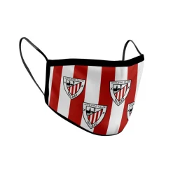 Mascarilla R30 ATHLETIC CLUB - ESCUDOS ROJIBLANCA Lavable y Reutilizable Junior