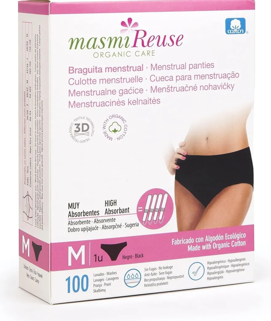 Masmi Braguita Menstrual Reutilizable Talla M