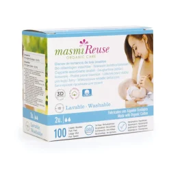 Masmi Discos Lactancia Reutilizable 2 unidades