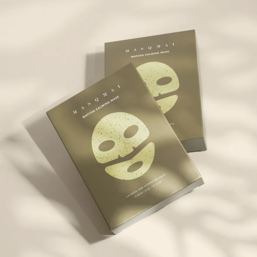 Masqmai Matcha Calming Mask 4 Unidades
