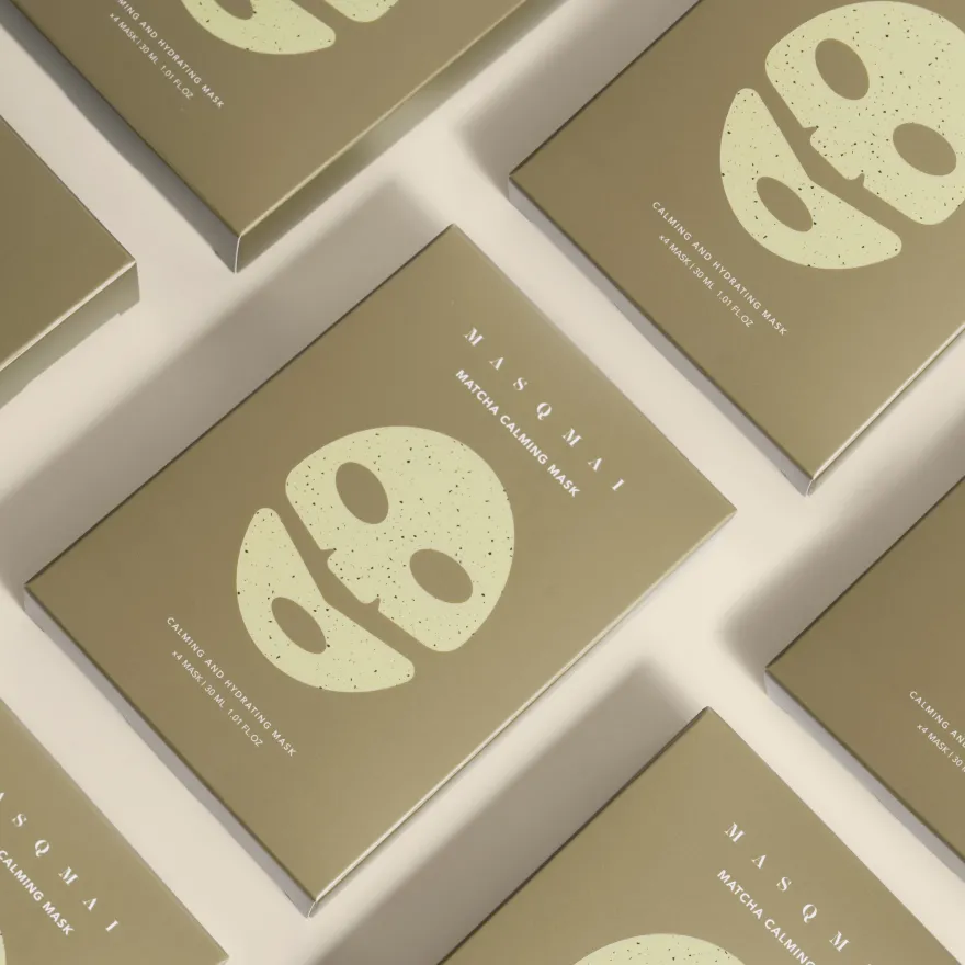 Masqmai Matcha Calming Mask 4 Unidades