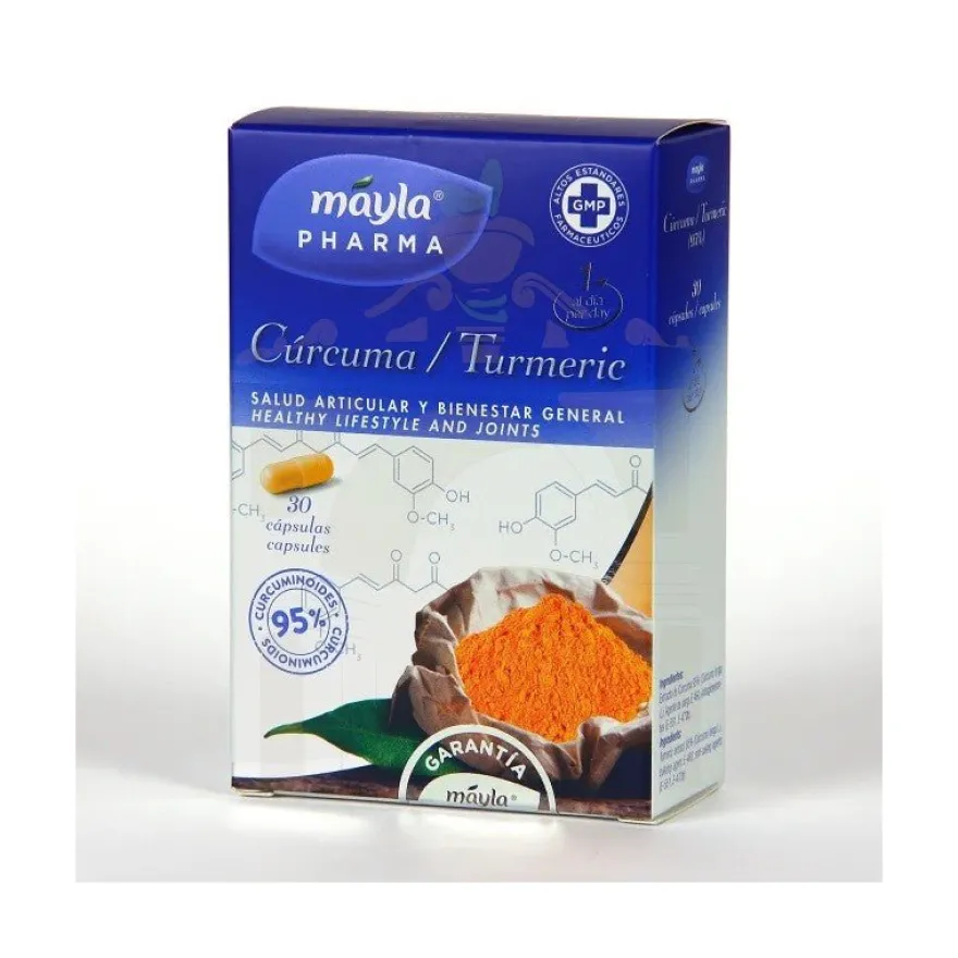 Mayla Pharma Cúrcuma Complemento Alimenticio 30 cápsulas