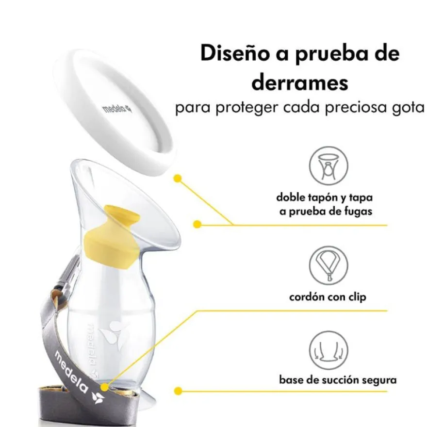 MEDELA Colector de Leche Materna de Silicona