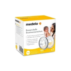 Medela Protectores de Pezones de Silicona Suave Transpirables 2 unidades