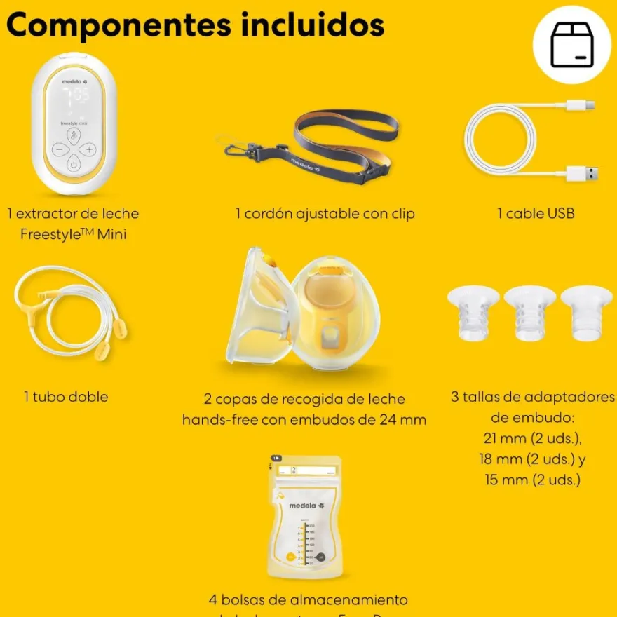 Medela Sacaleches Freestyle Mini Hf Doble