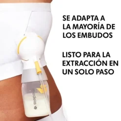MEDELA Top Extracción Hands-Free Blanco Talla XL
