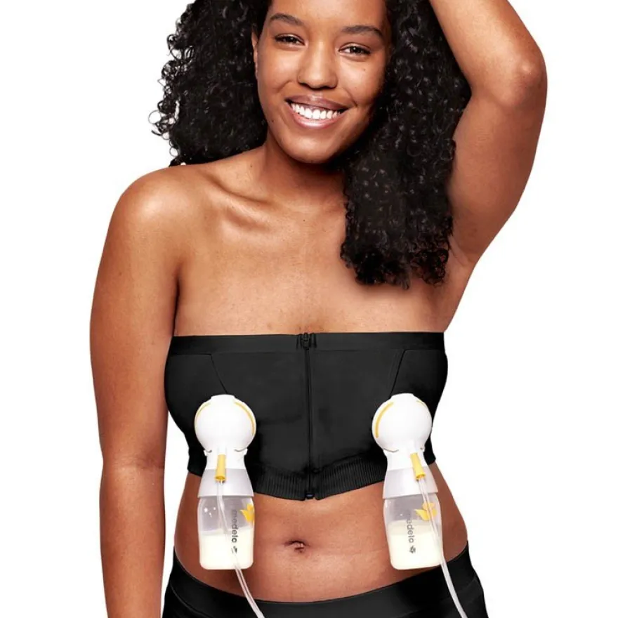 MEDELA Top Extracción Hands-Free Negro Talla M