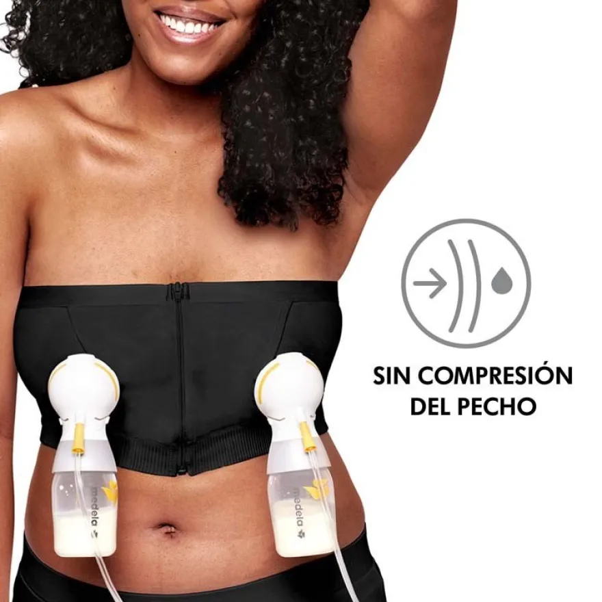 MEDELA Top Extracción Hands-Free Negro Talla M