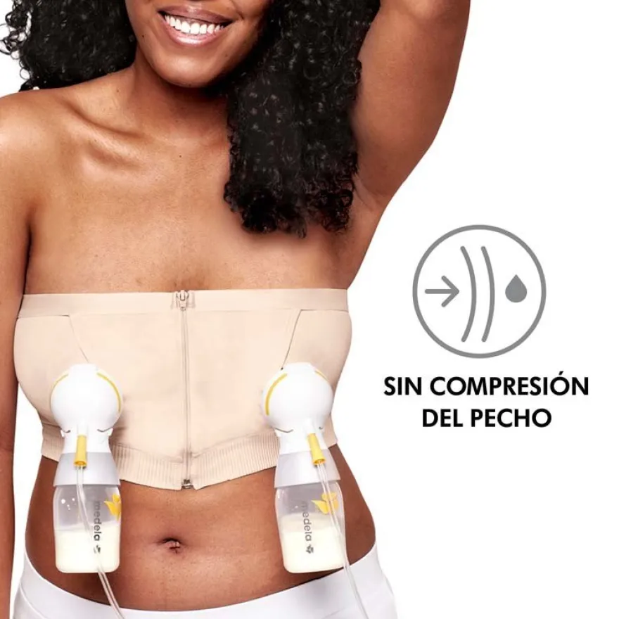 MEDELA Top Extracción Hands-Free Chai Talla S