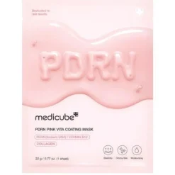 Medicube Mascarilla Hidrogel PDRN Pink Vita Coating Mask 1x22 g